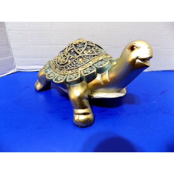 NEW Fancy Turtle Tortoise Figurine Statue Home Decor - Picture 2 of 6